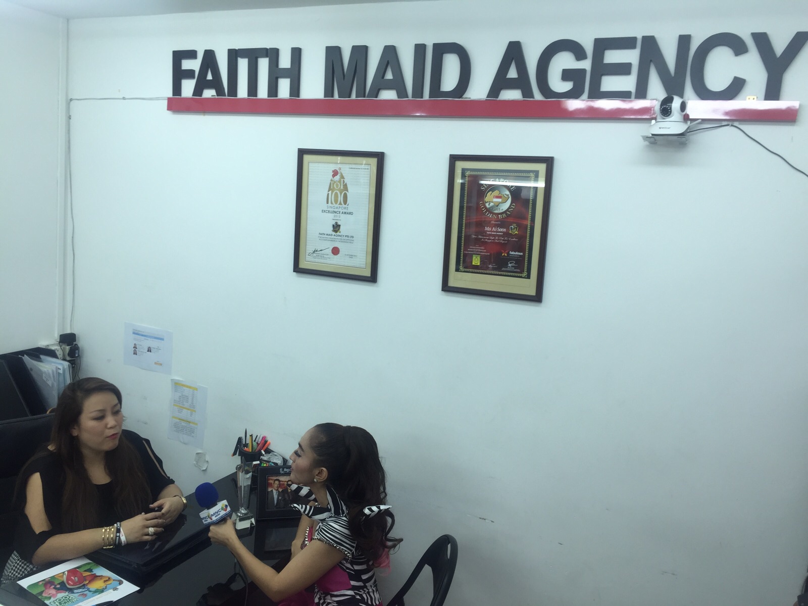 Indonesian TV interview about Faith Maid
